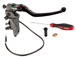 Brembo 19 Corsa Corta Radial Brake Master Cylinder w/ Fixed Lever